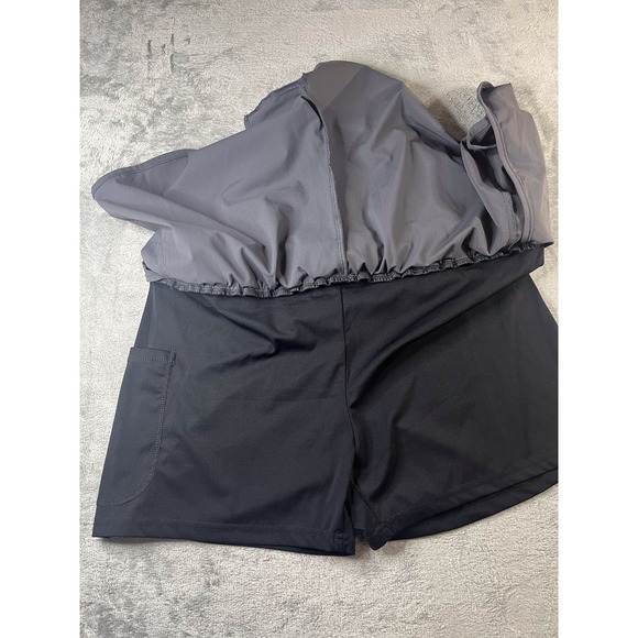 BlevonH Shorts Women XL Active Athletic Yoga Sports Runner Black Drawstring - Picture 6 of 7